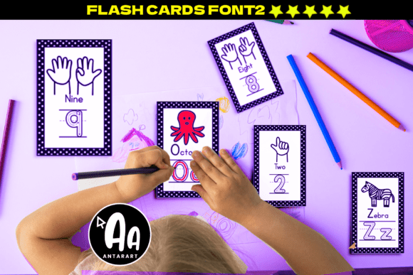 Abcd Ref Flash Cards Polka Dot