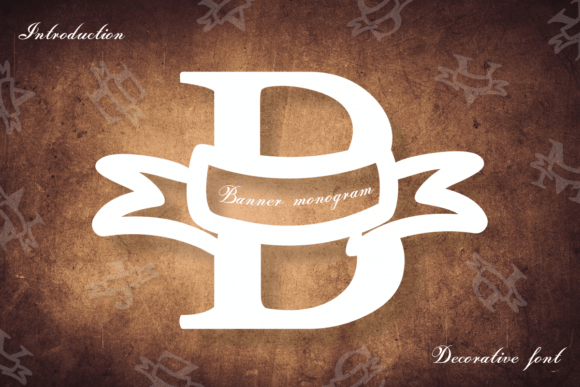 Banner Monogram Font Review
