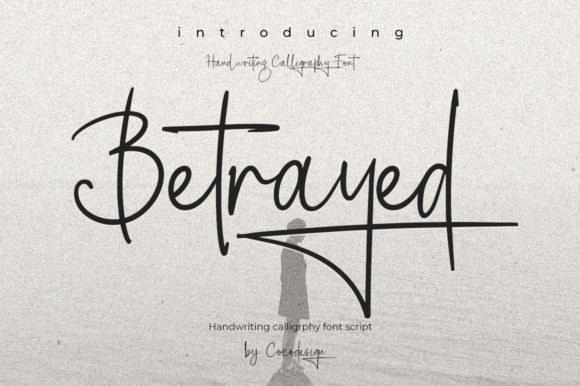 Betrayed Font: Elegant Handwritten Style