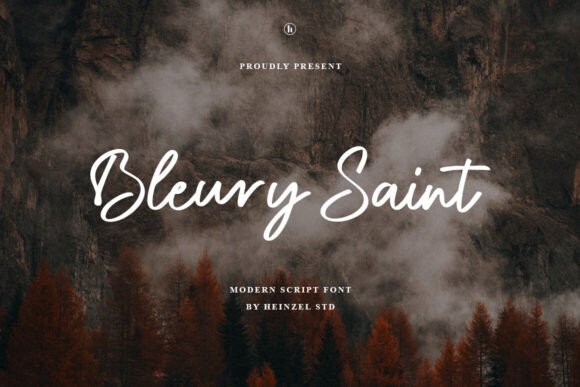 Bleury Saint: A Modern Handwriting Font