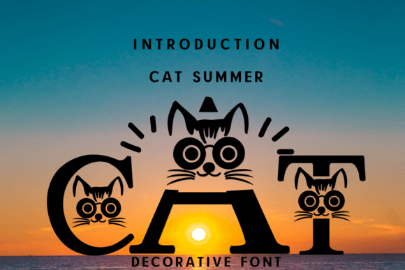 Cat Summer Font