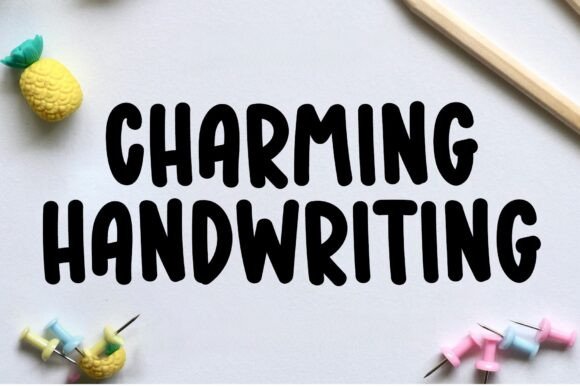 Charming Handwriting: A Playful Font for Creative Projects