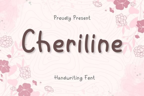 Cheriline Font: Stylish Handwriting for Crafters