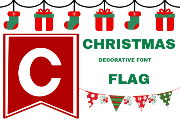 Christmas Flag Font Review