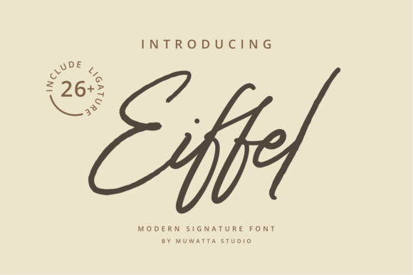 Eiffel Font: Naturally Elegant Script