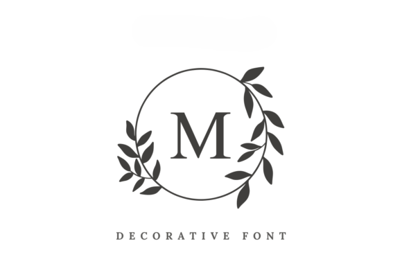 Eterna Leaf Monogram Font