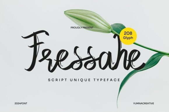 Fressahe Font: Elegant Script for Web Design