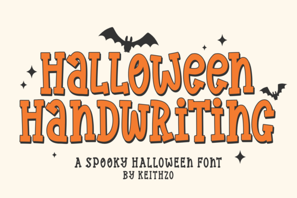 Halloween Handwriting: A Spooky Font for Creative Projects