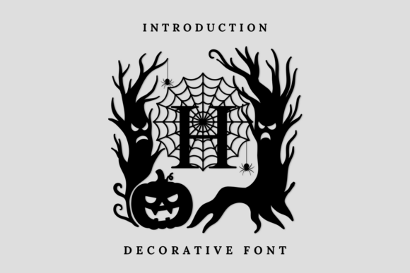 Halloween Monogram Font