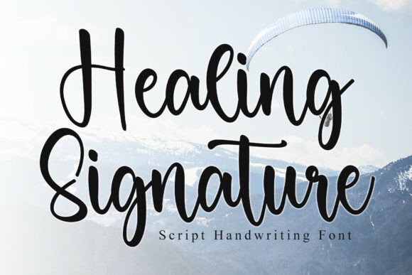 Healing Signature Font for Business Branding