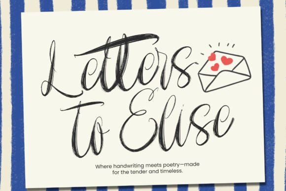 Letters to Elise: A Timeless Script Font