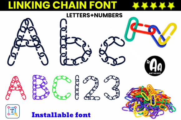 Linking Chain Font: Playful & Professional