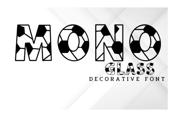 Monoglass: A Decorative Font for Creative Web Design
