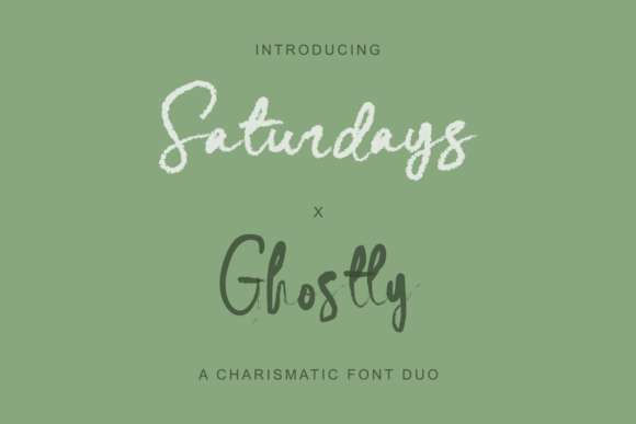 Saturdays X Ghostly: A Font for Digital Storytelling
