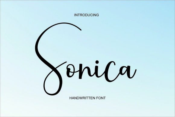 Sonica: A Handwriting Font for Web Design