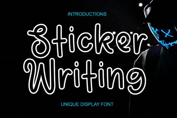 Sticker Writing: A Font for Creative Expression