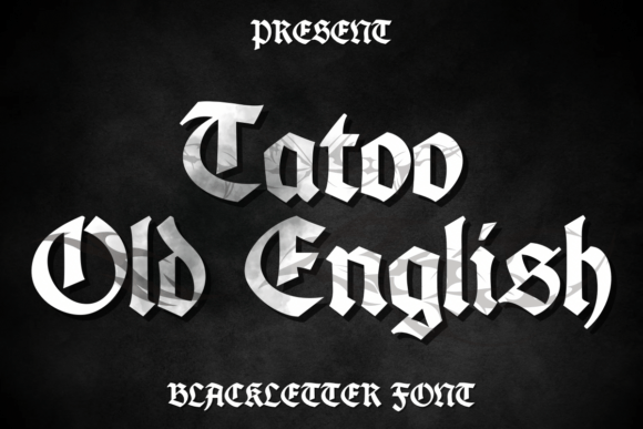 Tattoo Old English Font for Impactful Campaigns