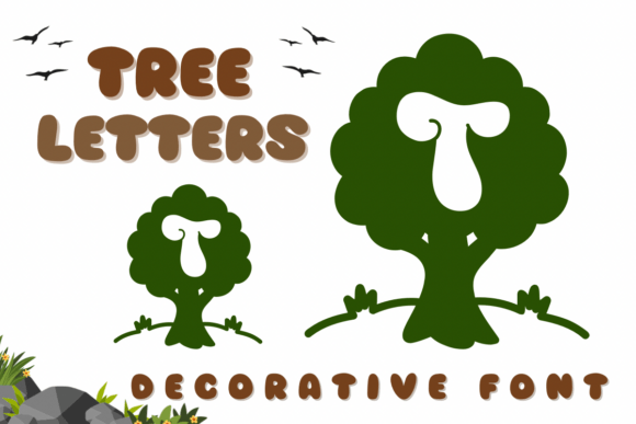 Tree Letters Font for Creative Marketing