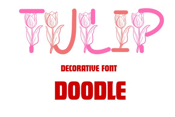 Tulip Doodle: A Decorative Font for Creative Projects
