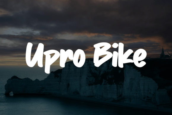 Upro Bike: A Stylish Font for Creative Projects