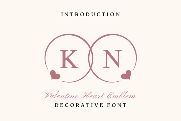 Valentine Heart Emblem Font