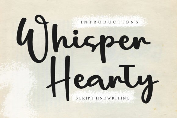 Whisper Hearty Font Review